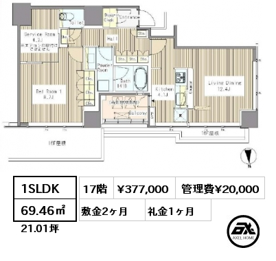 ホワイトタワー浜松町のラウンジ