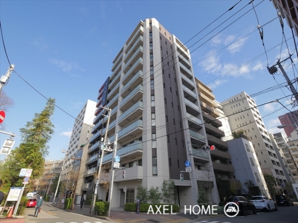 築地川公園とマンション